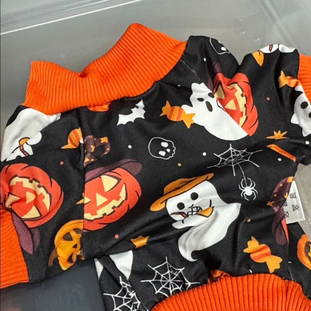 Halloween dog outfits set of 3 XS NEW Purple Orange & Black spooky cute